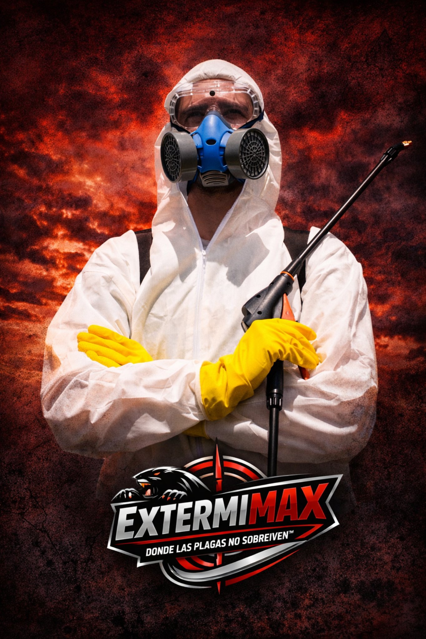 Profesional de control de plagas EXTERMIMAX